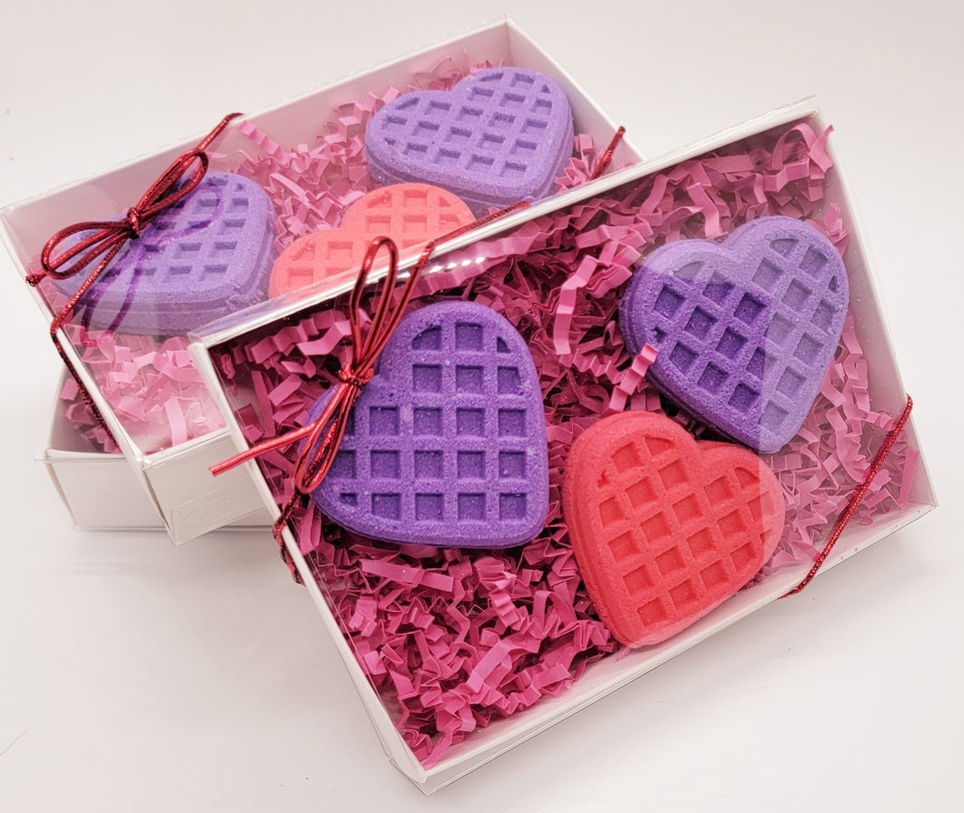 Mini Waffle Bath Bombs (Set of 3)